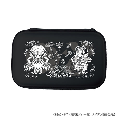 『ローゼンメイデン』モバイルアクセサリーケース 01/真紅&水銀燈(レトロアートイラスト)